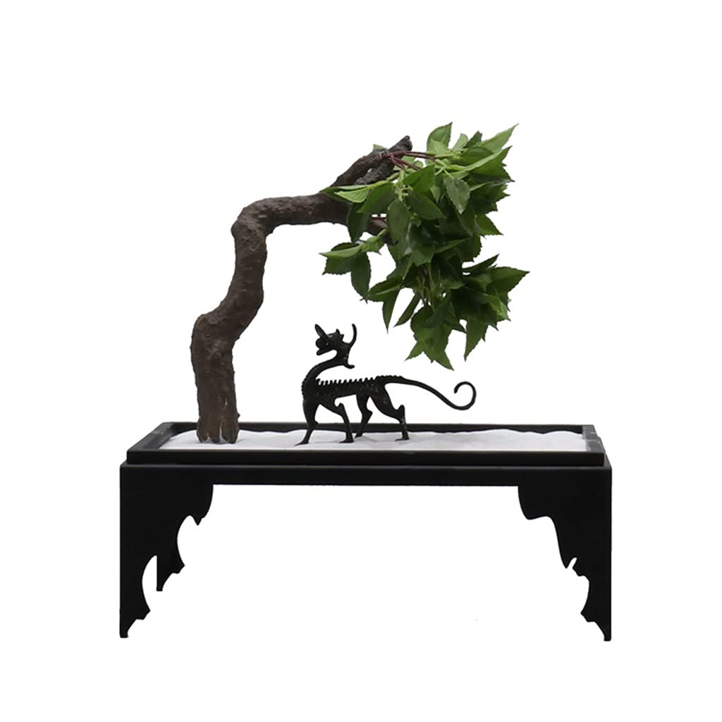 Arbre de simulation en fer art pour ornement créatif zen