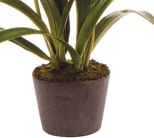 Miniatura 3 de MY SWANKY HOME Luxe White Agapanthus - Planta artificial de flores sintéticas, 23 pulgadas de caída en flores