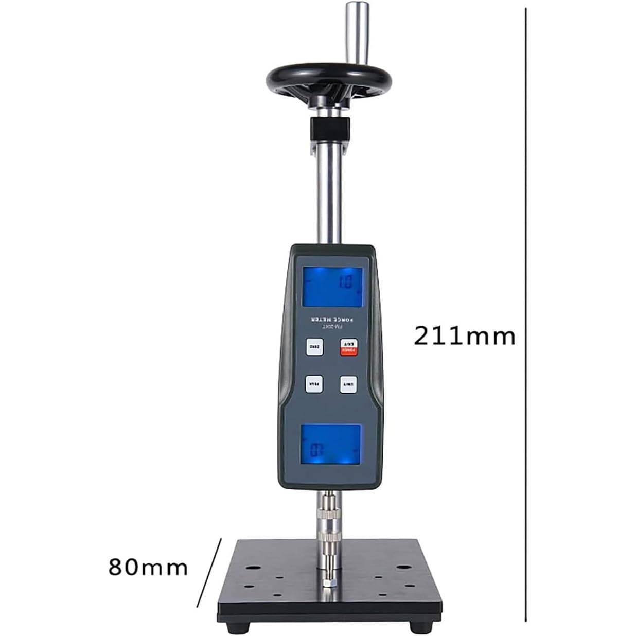 Digitaler Kornhärteprüfer, LCD-Durometer für Weizen, Reis, Sojabohnen, Mungbohnen, 4 Messeinheiten, 15 mm Durchmesser, genaue Kornpartikelmessung