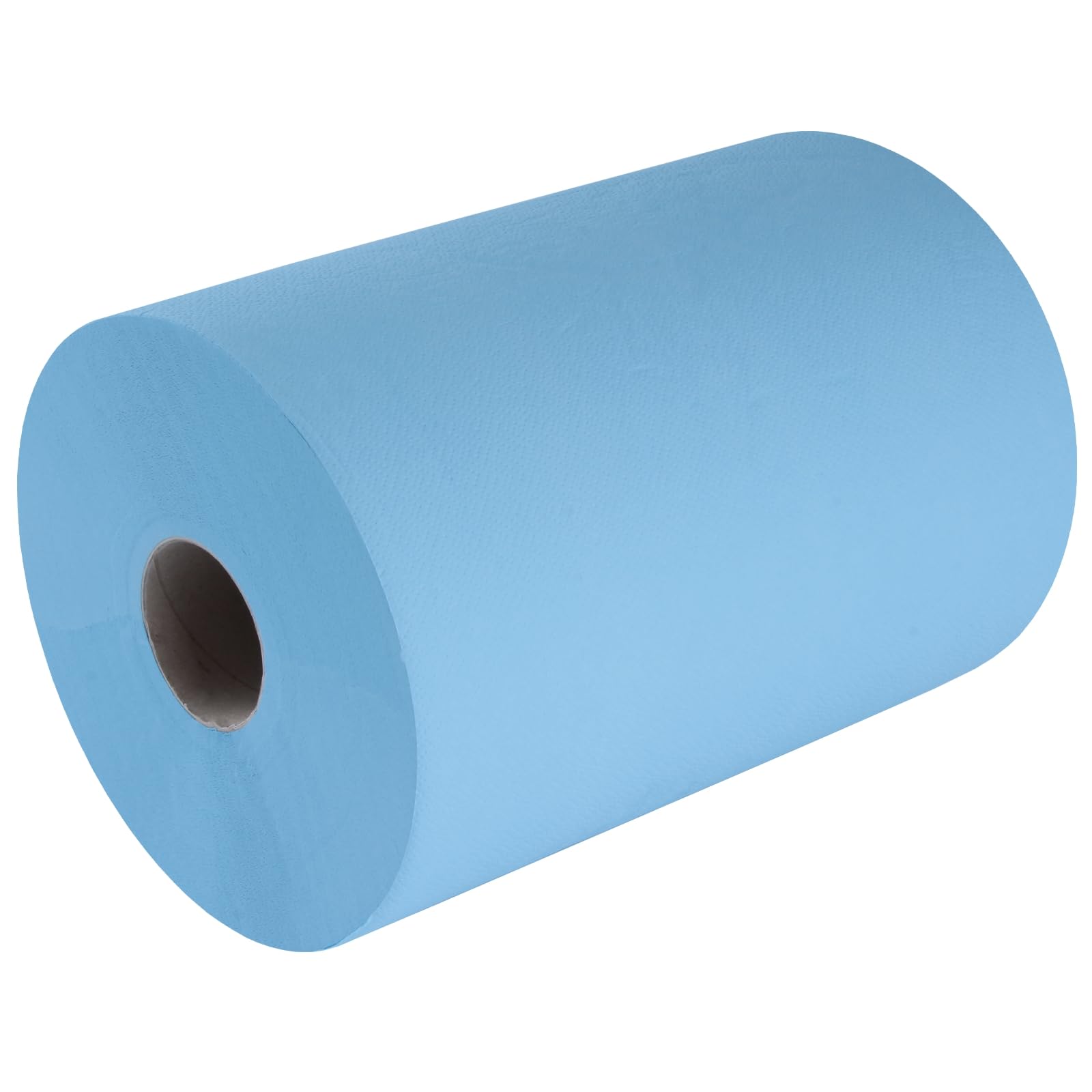 TECPO Rotolo di carta da 3000 fogli, 36 x 36 cm, perforato a 3 strati, rotolo di panno riciclato blu, per pulizia assorbente, adatto per industria, officina, ristorante e commerciale (6 x 500 fogli)