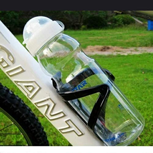 Image of Cycle Bottle Cage Plastic for Bicycle Water Bottle Holder Carrier Frame Bracket Stand Color Black