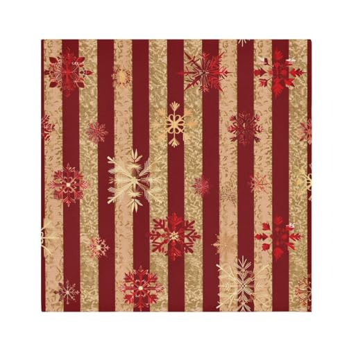 Servilletas de tela con diseño navideño, pack de 6 miniatura 1