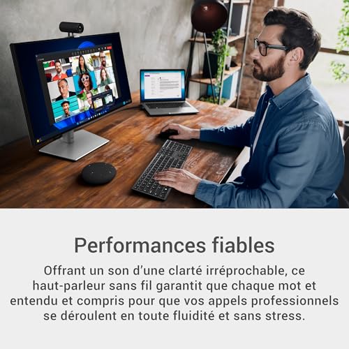 Haut-parleur Bluetooth 5.3 portable pour réunions