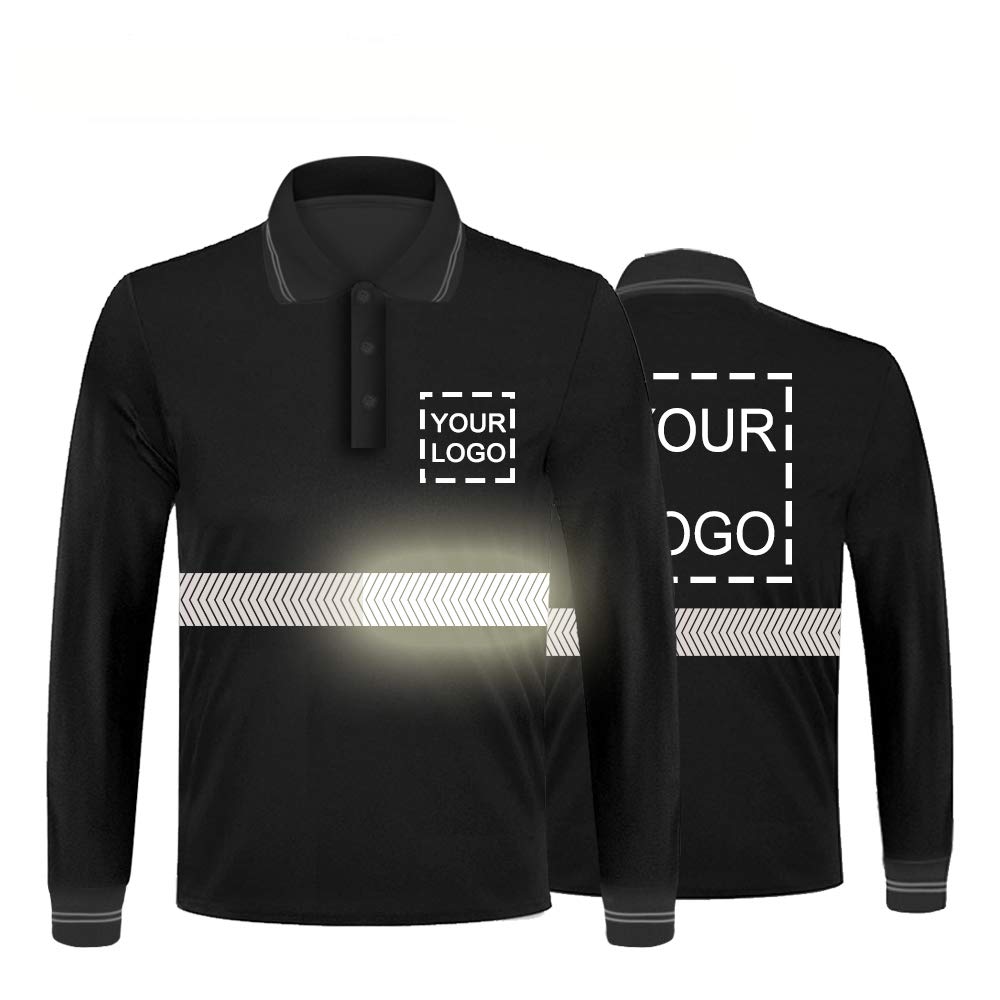 High Visibility Long Sleeve Polo Tee 