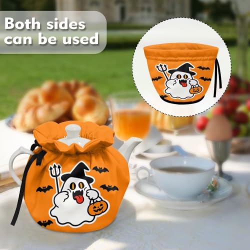 Image of Teapot Cozies, Heat Preservation with Drawstring Tea Pot Cover | Versatile Teapot Cozy Equipped with Flexible Drawstring Realizes Heat Preservation Wraps Teapot Tightly to Block Dust