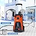 Electric Pressure Washer 3500 PSI Max 2.5 GPM Electric Powered Power Washer with 25FT Hose,4 Quick Connect Nozzles and Soap Tank, PX5 Car Wash Machine/Driveway/Patio Clean Orange