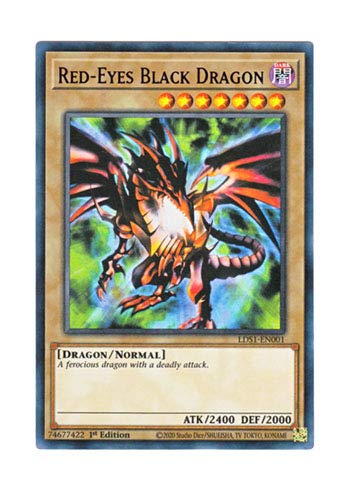 Amazon.co.jp: 遊戯王 英語版 LDS1-EN001 Red-Eyes Black Dragon