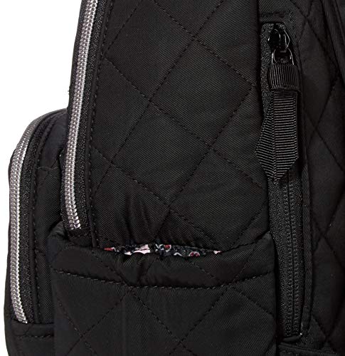 Vera Bradley Women's Performance Twill Small Backpack, Classic Black, One Size3