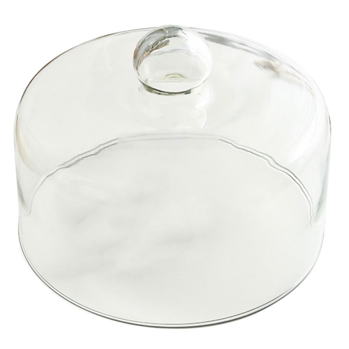 VOSAREA Cubierta de Vidrio para Pastel y Refrigerios, Transparente