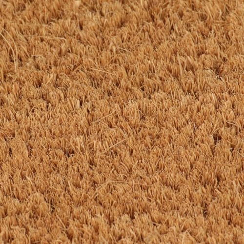 Tapis d'entrée en fibre de coco touffeté naturel de qualité supérieure