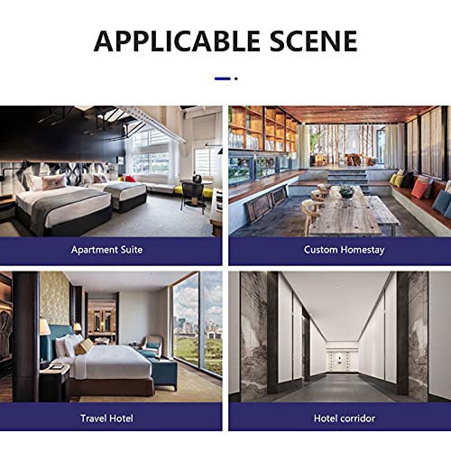 LED-wandgemonteerde Zaklamp, Draagbare Noodverlichting met Laag Energieverbruik met Houder LED-zaklamp voor Stroomuitval Geschikt voor Gebruik Buitenshuis in Hotels, - Afbeelding 5