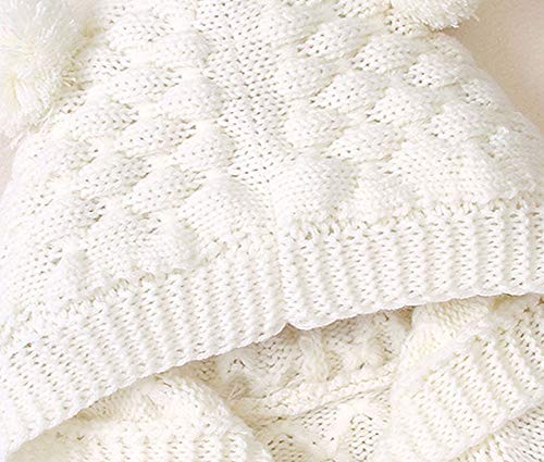 Mornyray Baby Boy Girl Bear Ear Sweater Jackets Winter Long Sleeve Knitted Sweatshirts Button-Up Hooded Outerwear Gray #TOP2