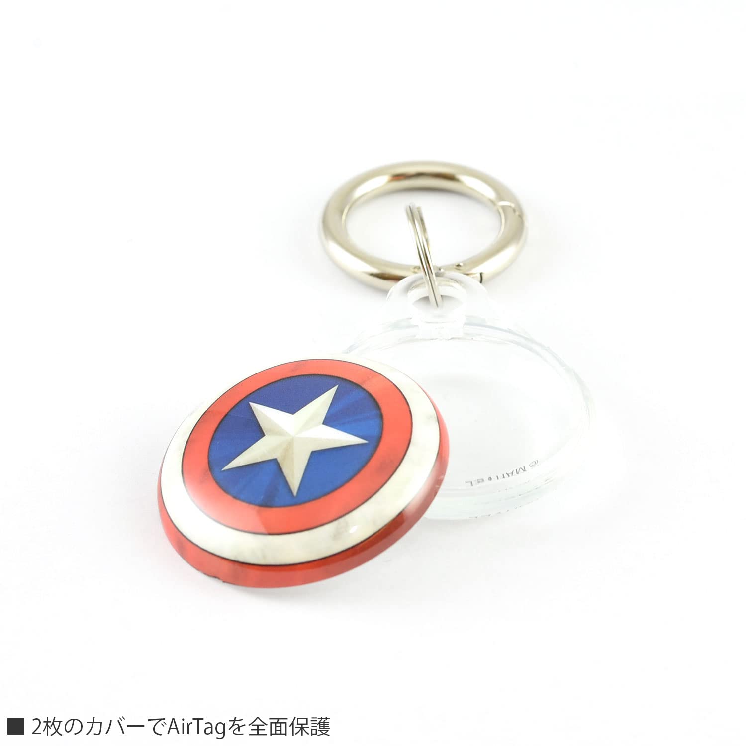 Amazon.co.jp: グルマンディーズ MARVEL|AirTag対応 ソフトケース