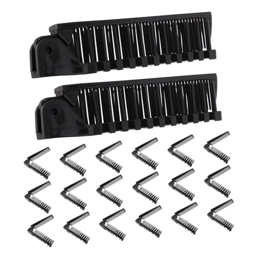 CORHAD 20個折りたたみ式ダブル歯コンパクトヘアブラシ 快適なビーズ付き歯で髪を優しく整える携帯用トラベルコーム メンズ レディース対