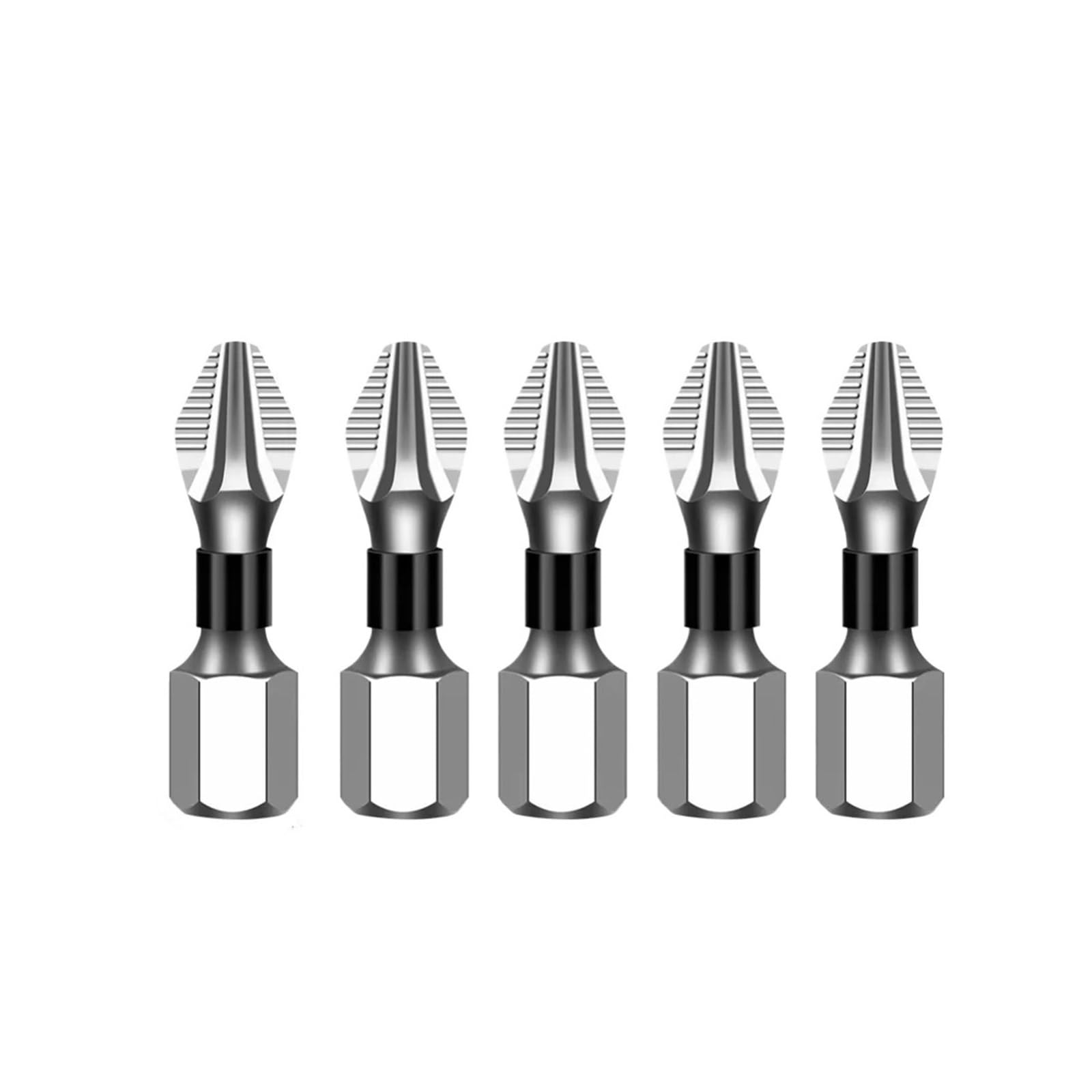UAYPLMBI 25-150mm K5 Non-Slip Impact Screwdriver Bit S2 Alloy Driver Hex Shank
