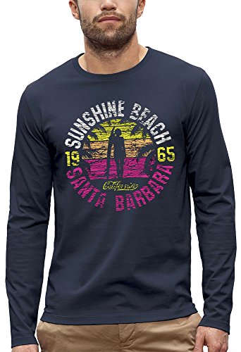 T-Shirt Manches Longues Sunshine Beach Homme pour vos soirées en bord de mer