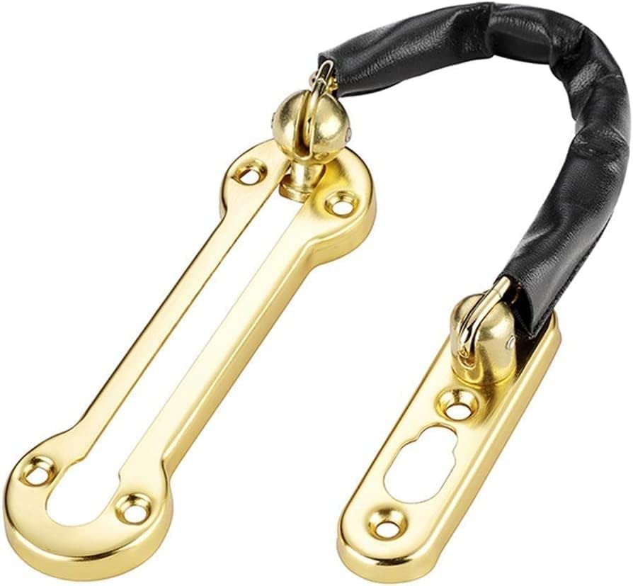 cadena de seguridad para puertas, Cerradura de cadena puerta Extra gruesa acero inoxidable seguridad estándar, protector for fundición, cerradura pestillo resistente for interior Lo