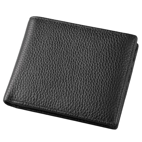 EVIRON Men's Genuine Leather Rfid Blocking Wallet with Multiple Card Slots4