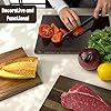 The Original Cutting Board Library | 100% Acacia Wood | Set of 3 Decorative and ... #2
