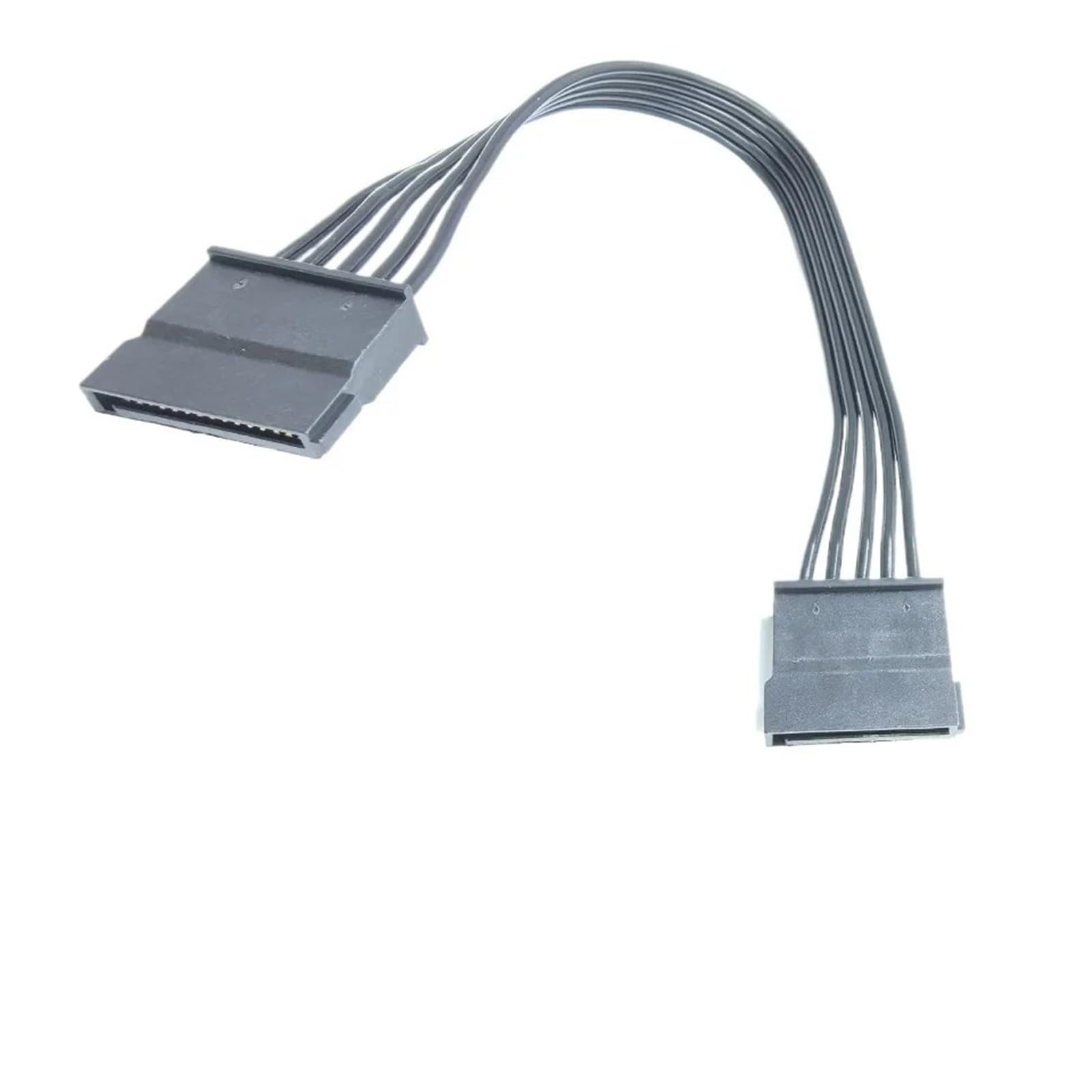 Générique Câble d'extension d'alimentation SATA femelle 20 cm noir