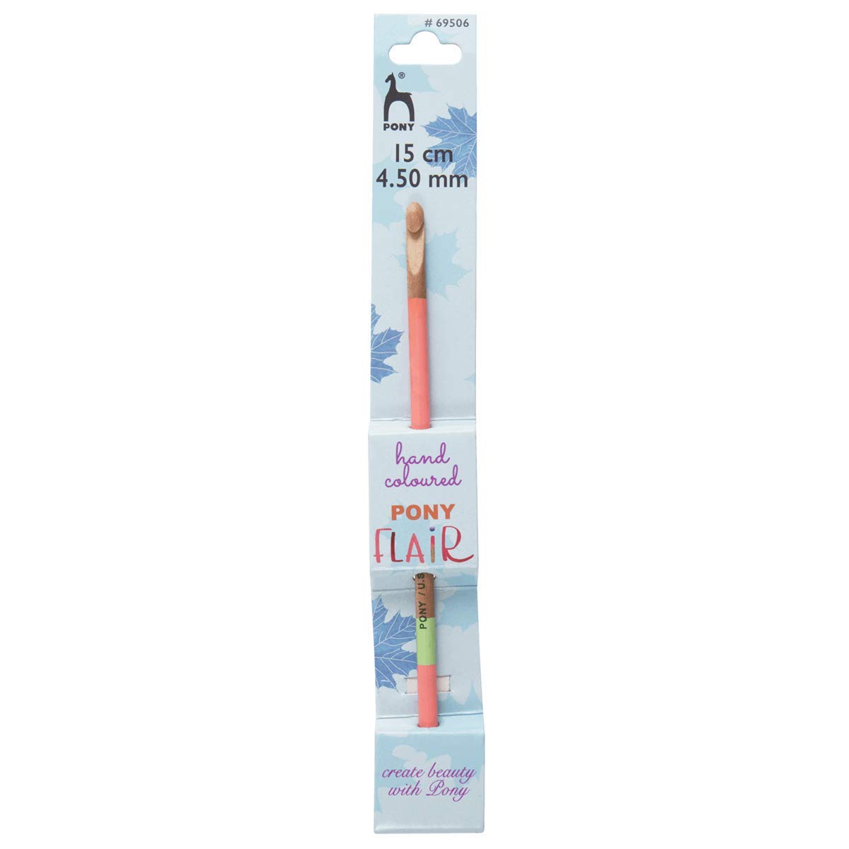 Pony Flair Hand Colored Crochet Hook - 15CM (4.50MM)