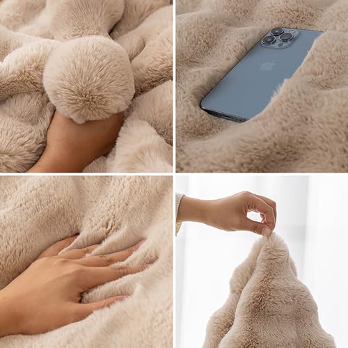 Funda de sofá modular ondulada: protege tu salón con felpa suave 4