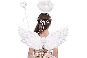 Enchanted Angel Wings for Girls: A Heavenly Garment for Costume Perfection