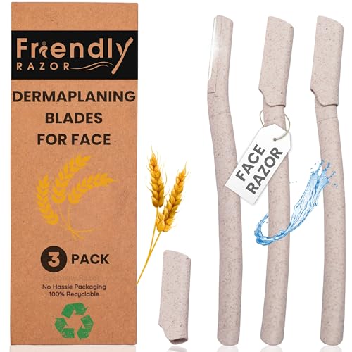 Dermaplaning Blades for Face | Facial Razors for Women | Hair Remover for Peach Fuzz & Exfoliation | Face Razors for Women Dermaplaning | Smooth Skin & Hair Removal Tool