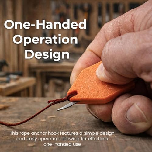 Crochet à dégagement rapide pour fixer vos cordes sans outils ni aide - 5