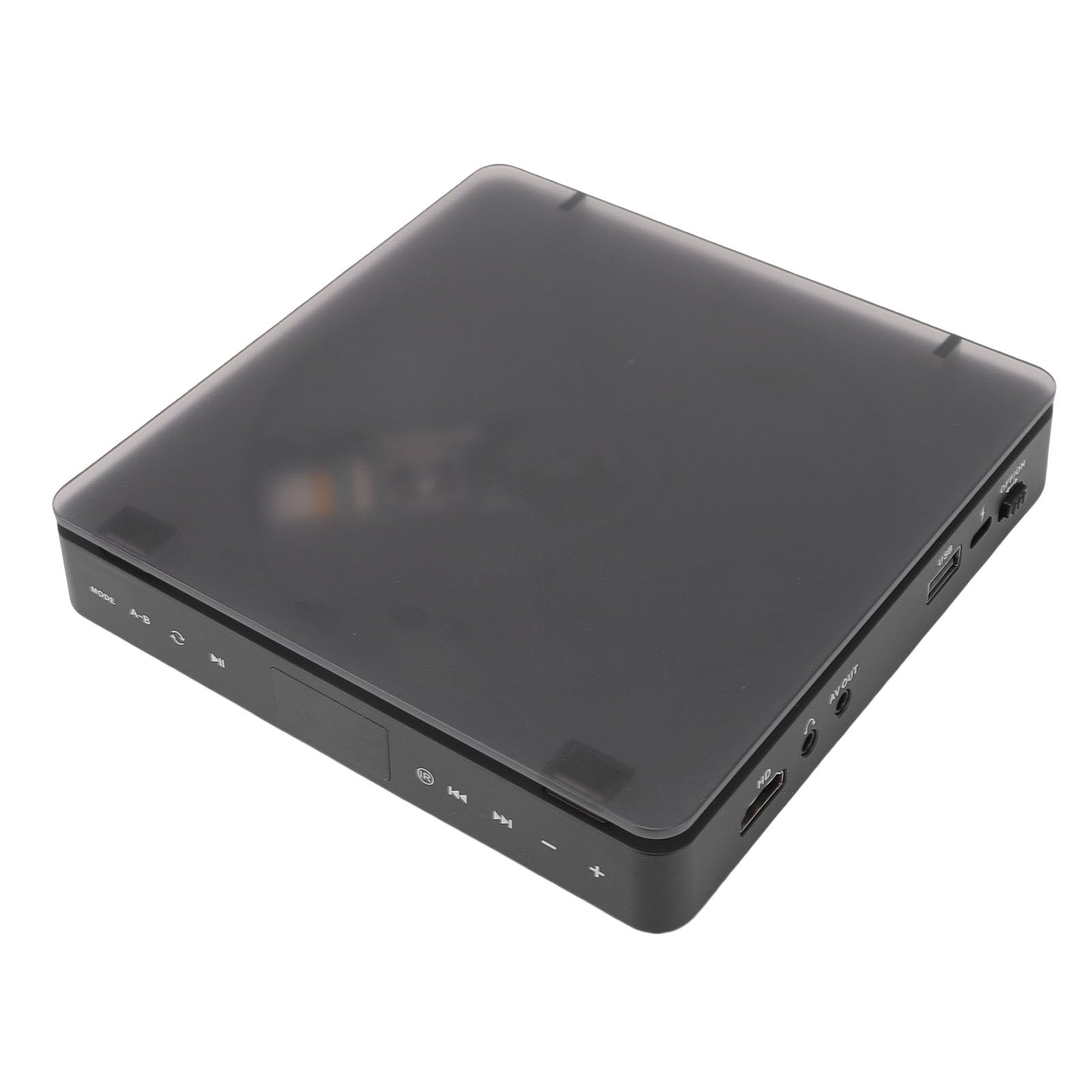 Odtwarzacz HD DVD z funkcją Szybkiego ładowania Wyjście AV dla Systemów Kina Domowego 5,9" ABS, Czarny