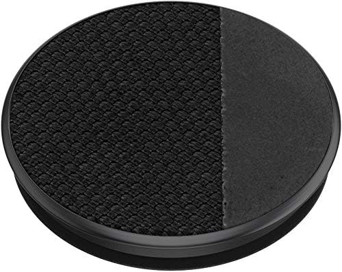 PopSockets PopGrip: Phone Grip and Phone Stand, Collapsible, Swappable Top, Carbon Black