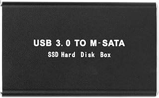 MSATA To USB3.0 SSD Enclosure External HDD Hard-Drive Disk Storage Box Adapter USB MSATA SSD Enclosure Alloy Case- USB3.0 MSATA Solid-State Drive Case- Box All Aluminum Alloy Msata USB SSD Enclosure