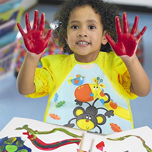 TREXEE-Full-Sleeves-Washable-Waterproof-Bib-for-Babies-Kids