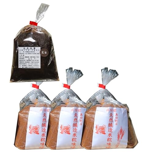 [島田糀店]天然醸造味噌940g&玄米味噌480g [0010-0287]