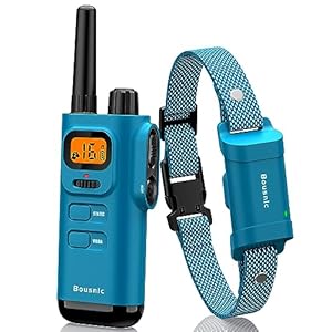 Bousnic Dog Shock Collar with Remote – [New Edition] 4000FT Dog Training Collar for Large Medium Small Dogs (8-120lbs) Waterproof E Collar with Beep, Vibration, Safe Shock