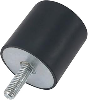 GTPBAO Stud Bushing 1pcs M8 Anti Vibration Rubber Isolator Mount, Type Female Thread Anti Vibration Isolator Damper Rubber Mounting Feet Threaded Isolator (Color : M8 30 * 15mm)