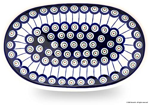 Bunzlauer Keramik Plat de service 27,3 x 16,8 x 3,3 cm, Décor 8 Cover