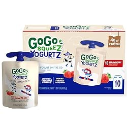 GoGo Squeez Yogurtz, Strawberry, 3 Oz, 10 Ct