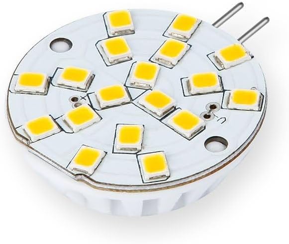 EmeryAllen G4 Base, 3.0Watt (25W Equivalent) Dimmable Miniature Bi-Pin | LED Wafer Light Bulb | 12V - 300 Lumens | 3000K | 1 Pcs