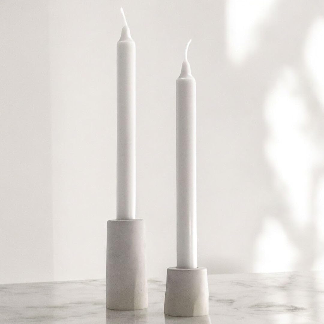 Stella Stabkerzenhalter 2er Set Grau & Anthrazit