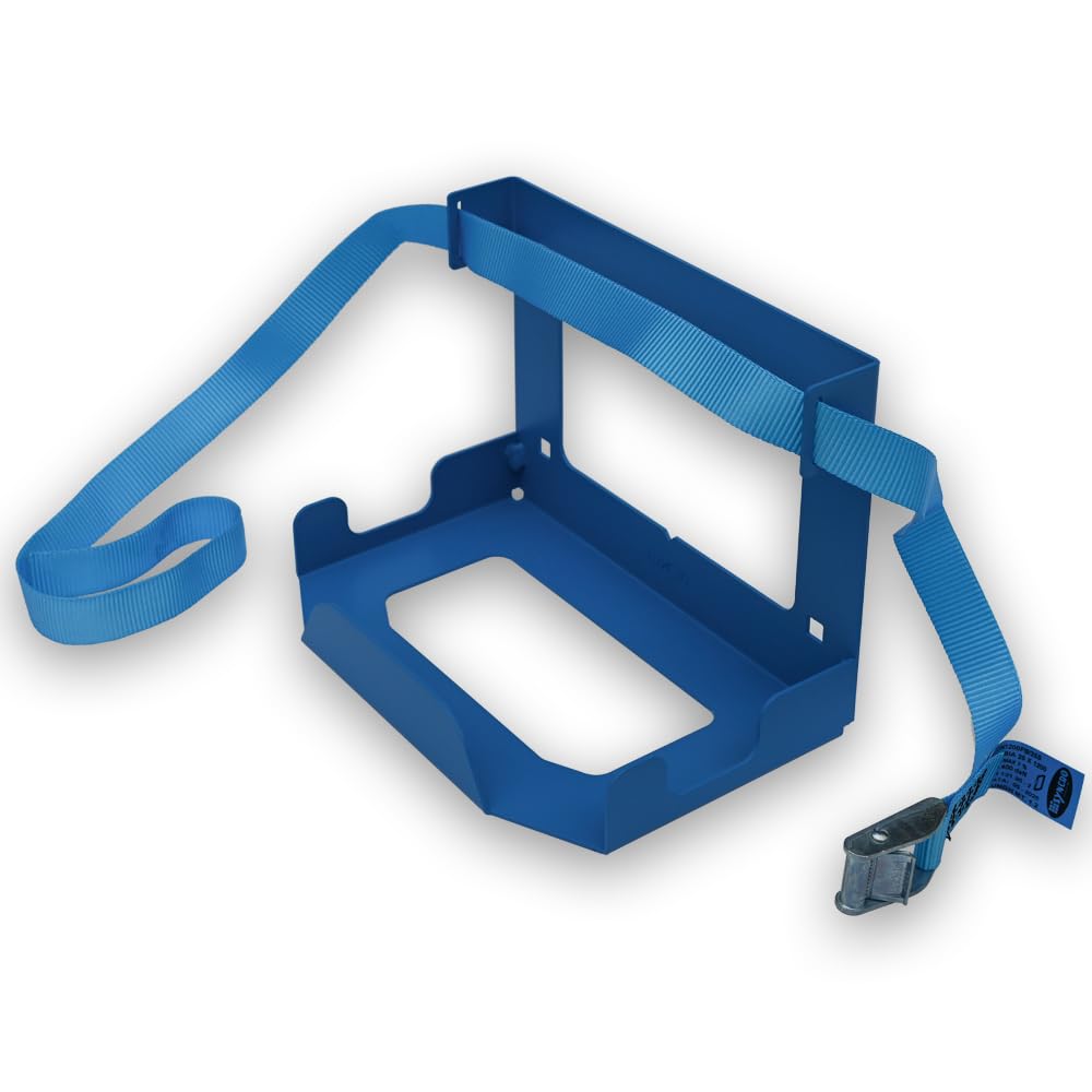 Syncro System Portatanica in ferro per furgone officina mobile – tanica 10L cinghia di fissaggio