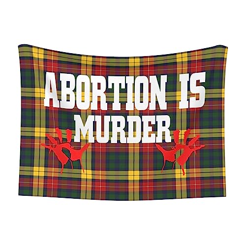 Abortion is Murder Soft and Cozy Pet Blanket for Dogs and Cats - Versatile and Comfortable Medium