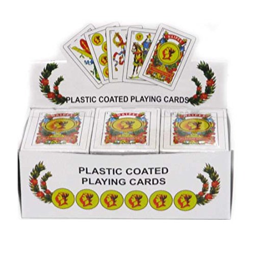 DollarItemDirect Spanish Playing Cards in Board Display, Case of 12