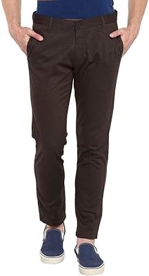 blackberrys Men's Slim Fit Casual Pants (UT Smith # Brown 30)