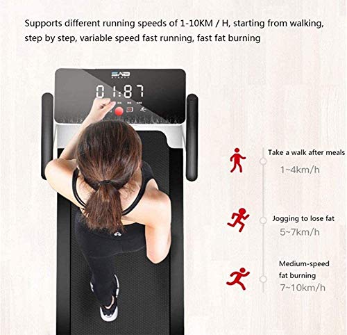 Treadmill,Treadmill Motorised Running Jogging Walking Ultra Thin and Silent,Intended for Home/Office,Multifunctional Walking Machine - Afbeelding 4