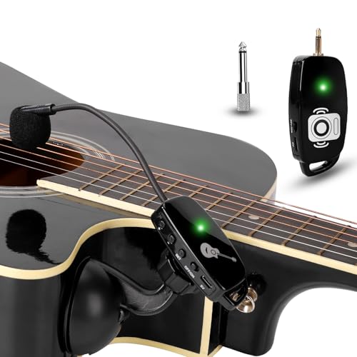 Wireless Instrument Microphone for Acoustic Guitar:...