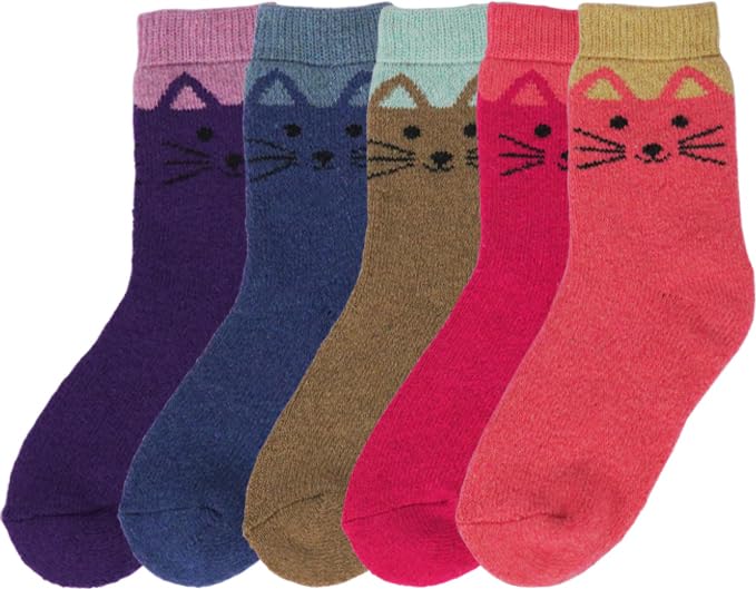 Image of BomKinta Boot Socks for Women Winter Solid Thick Warm Socks Cozy Crew Socks Christmas Gift