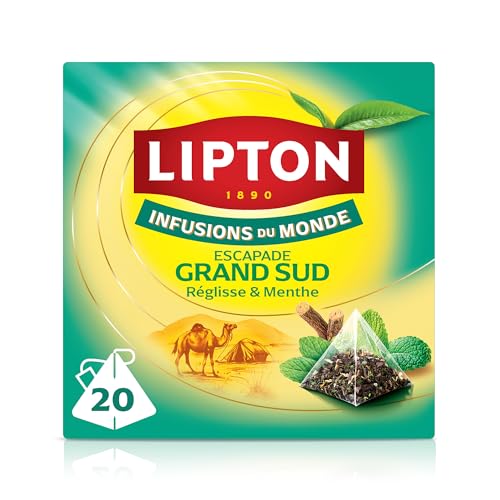 Infusion Saveur Du Soir Grand Sud Réglisse Lipton La Boite De 20 Sachets - vue 2