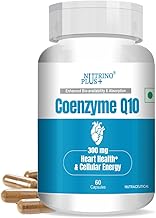 CoQ10 300mg Capsules | Coenzyme Q10 Supplement for Heart Function Support | High Absorption | Antioxidant Support | Veg Capsules | Formulated in USA | 60 Count
