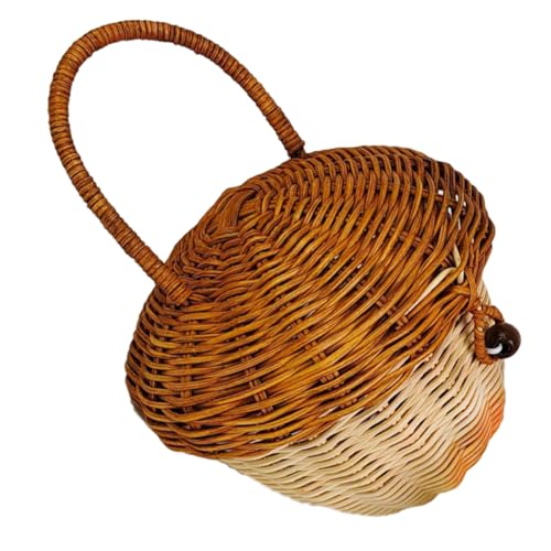 Petit panier rustique en rotin pour séance photo d'enfants et bébés